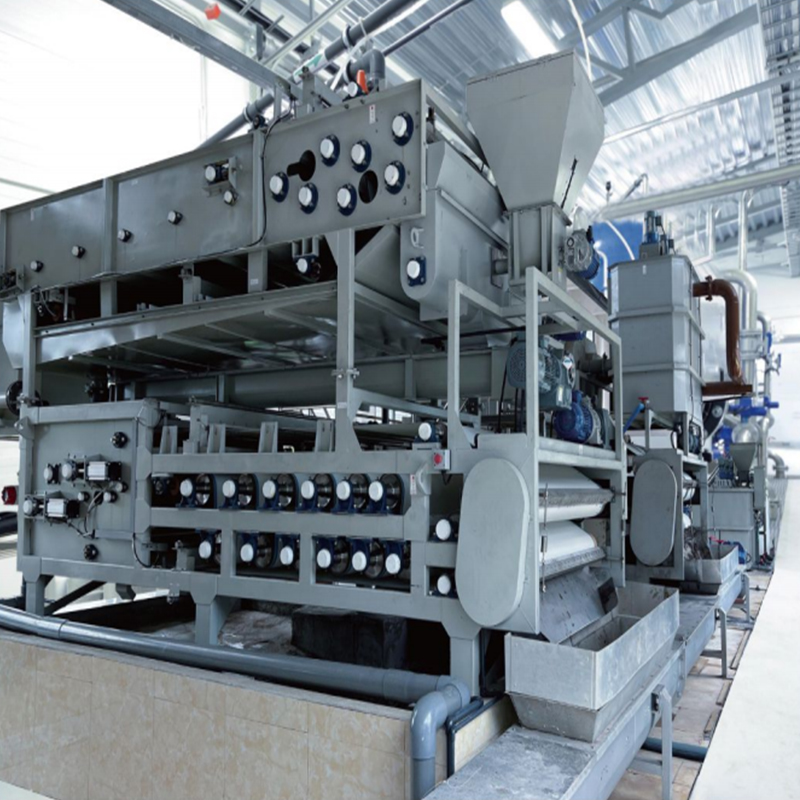 Máquina de desidratação de lodo do tipo cinto seco